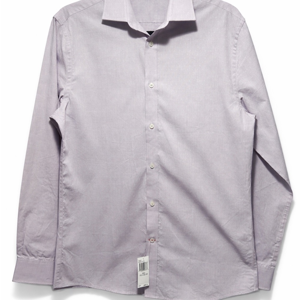 Tommy Hilfiger Slim Fit Dress Shirt M 15.5 32/33 Purple NWT